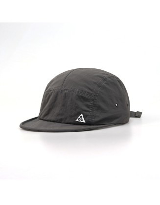 Short eave embroidered duckbill cap, soft hat with five brim, women's soft top baseball cap, men's trendy outdoor brand