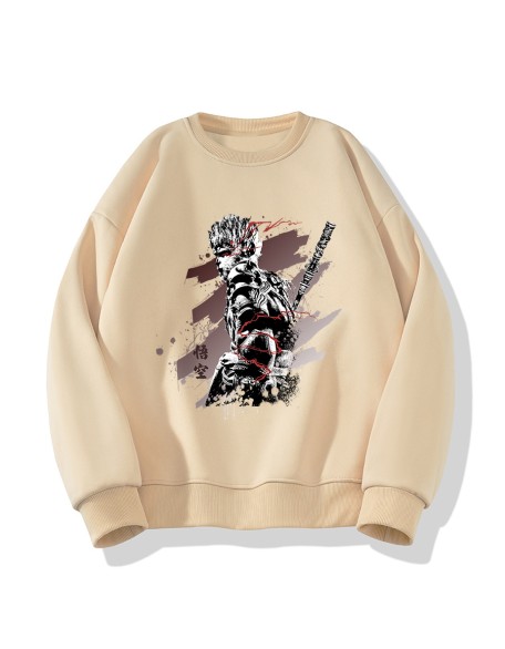 [Hot Sale]Wukong Monkey King China-Chic round neck pullover sweater men's and women's long sleeved blouses