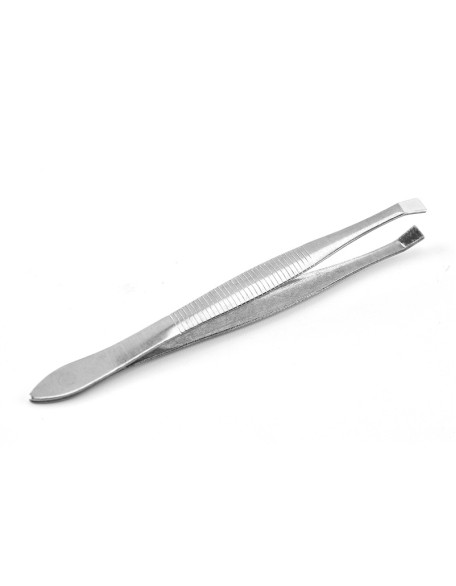 Stainless steel oblique half-gold eyebrow clip Eyebrow tweezers hair trimmer Eyebrow clip