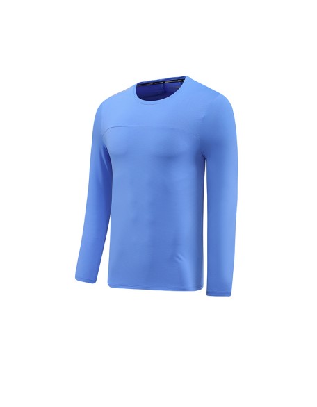 Quick drying clothes, long sleeved T-shirts, men's training clothes, fitness running sports tops, moisture wicking and sweat wicking outdoor base shirts