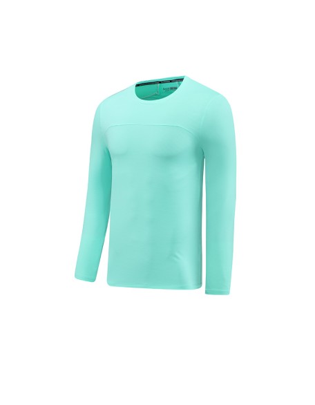 Quick drying clothes, long sleeved T-shirts, men's training clothes, fitness running sports tops, moisture wicking and sweat wicking outdoor base shirts