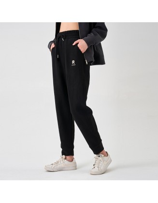 Sweatpants Spring and Autumn loose drawstring leg Harlan guard pants outside the wear straight nine points casual pants