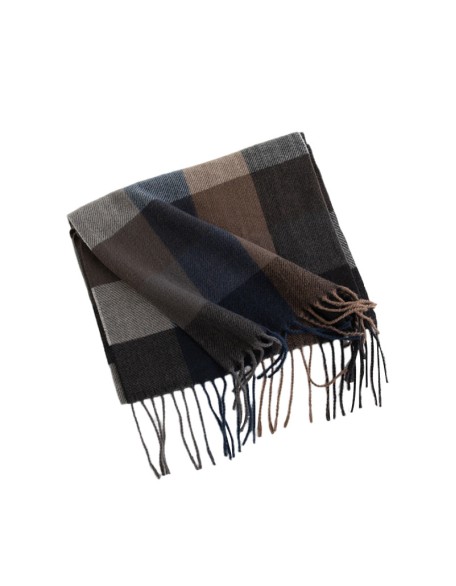 Women's imitation cashmere scarf fashion commute simple checkerboard cold warm scarf