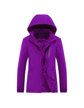 Cross border outdoor storm jacket women's spring windproof thin leisure sports jacket waterproof climbing clothing fashion brand storm jacket