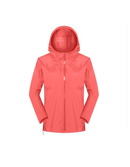 Light Outdoor new waterproof windproof anti-fouling rushing jacket women cardigan hooded Slim hiking camping mountaineering clothing