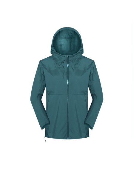 Light Outdoor new waterproof windproof anti-fouling rushing jacket women cardigan hooded Slim hiking camping mountaineering clothing