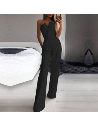 2024 Spring and Summer Chinese Long Dress New Chinese jumpsuit Slant waist temperament Commuter jumpsuit