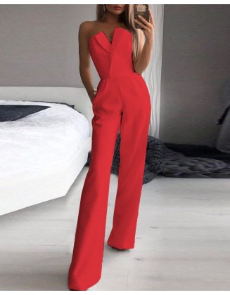 2024 Spring and Summer Chinese Long Dress New Chinese jumpsuit Slant waist temperament Commuter jumpsuit