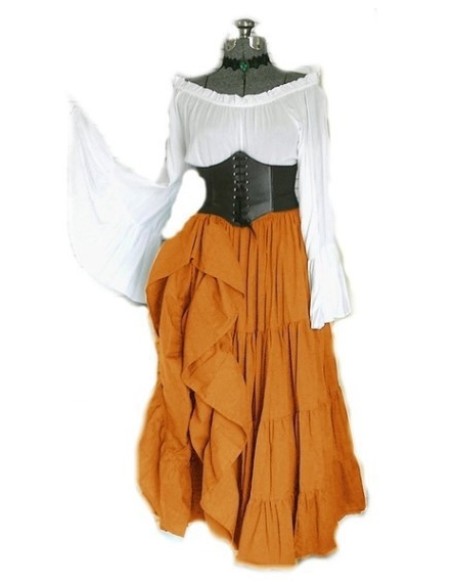 New party long sleeved dresses from Europe and America, medieval clothing from the Renaissance period for wome