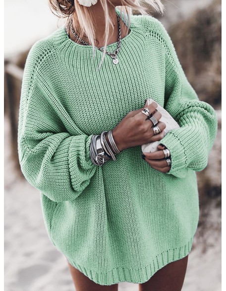 Winter new product knit sweater loose oversized sweater jacket