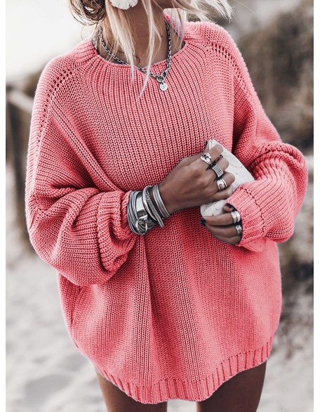 Winter new product knit sweater loose oversized sweater jacket