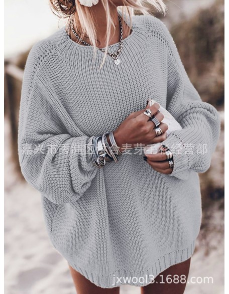 Winter new product knit sweater loose oversized sweater jacket